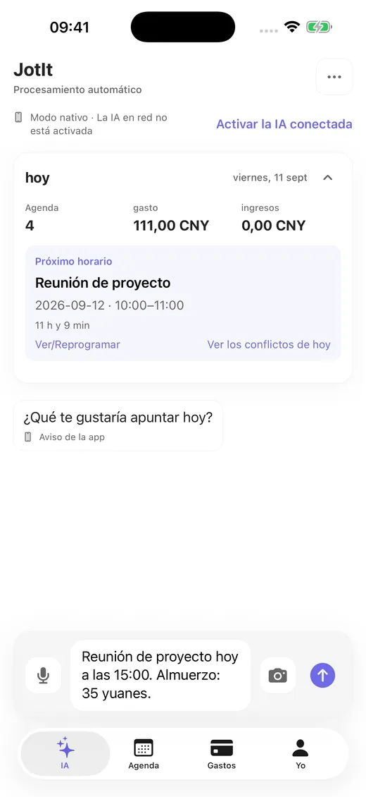 Texto, voz y foto